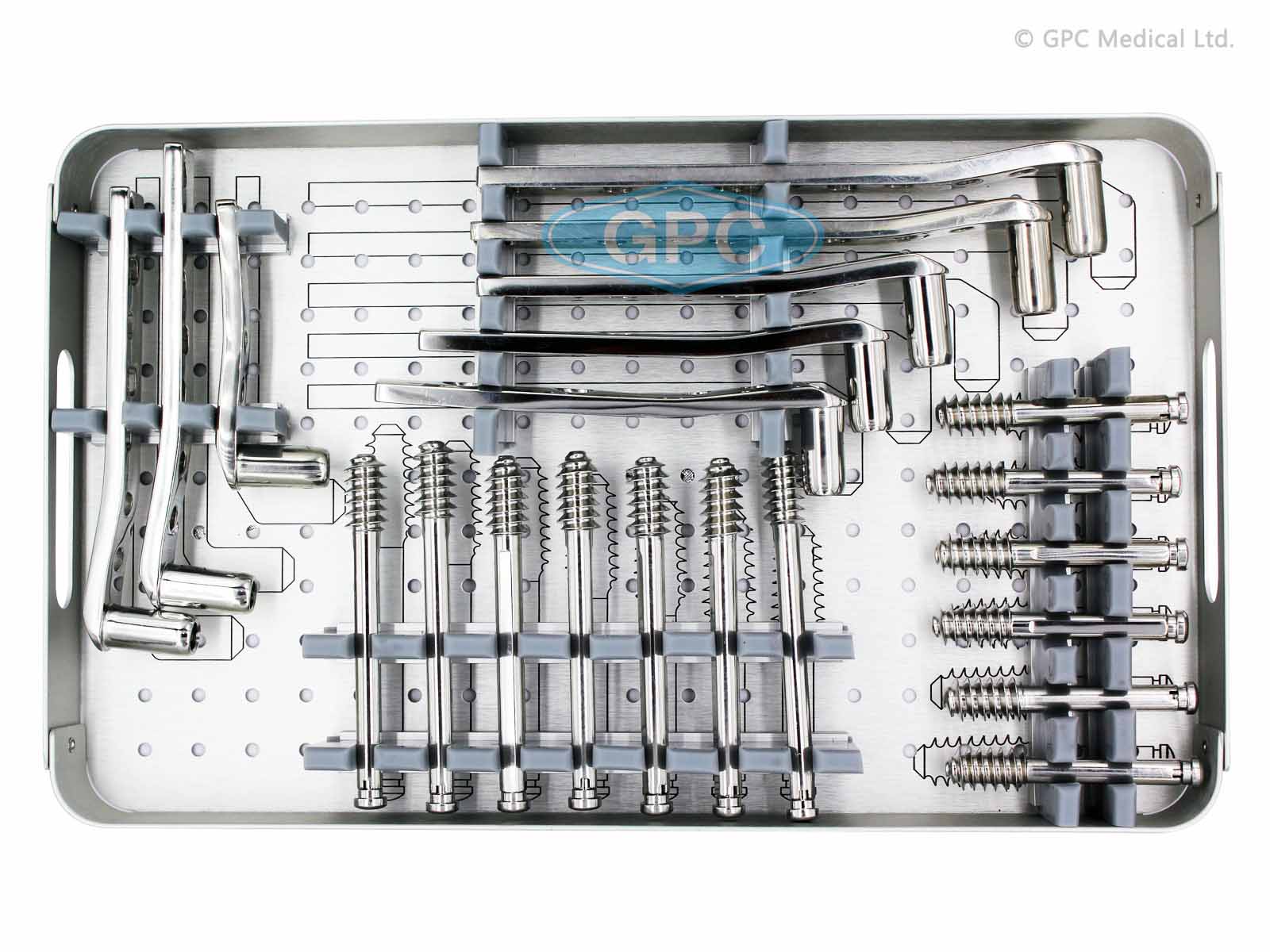 Juego de Placas DHS/DCS para Implantes